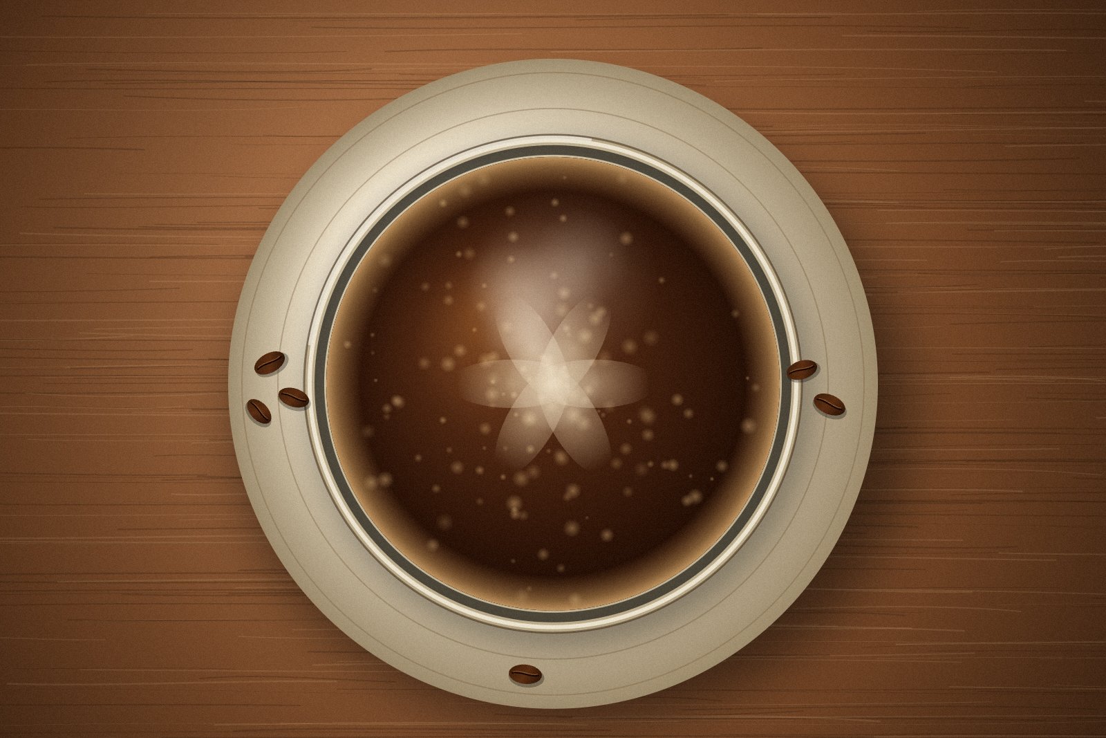 マグカップとコーヒーのプレースホルダ画像
